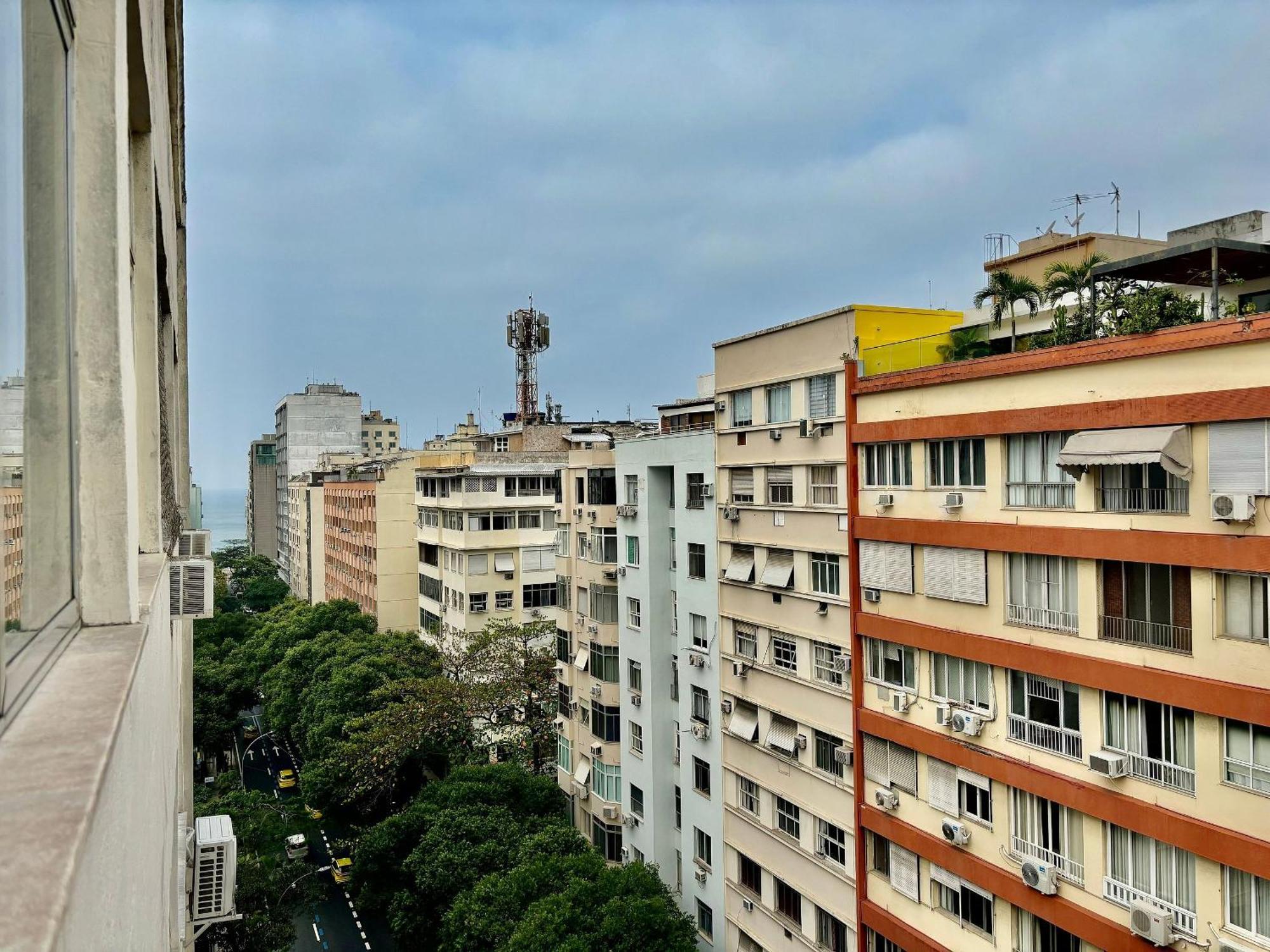 Ape Com Vista Lateral Mar A 400m Da De Copacabana * Río de Janeiro